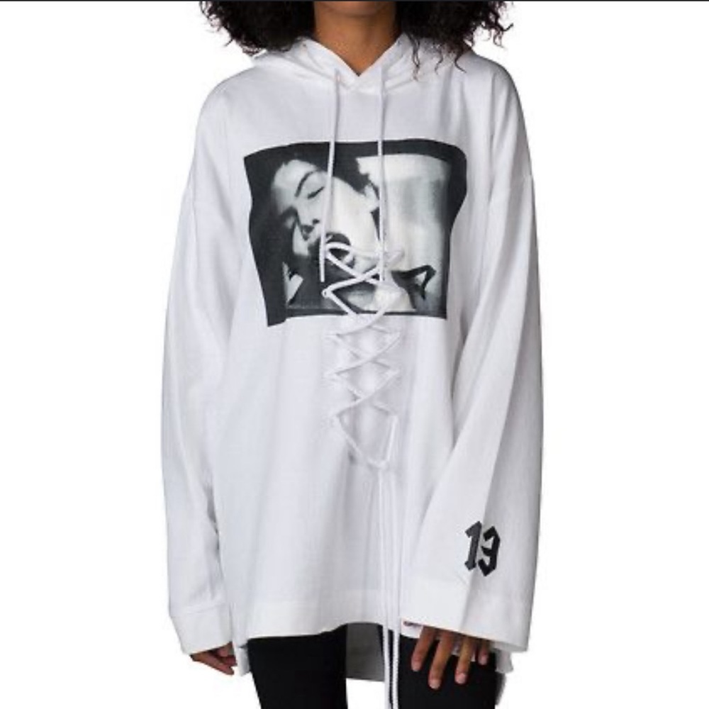 Puma Fenty x Rihanna front lace hoodie